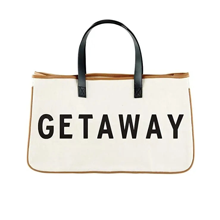 Custom Printed Large Canvas Summer Beach Tote Bag with Leather Handles Custom Printed Large Canvas Summer Beach Tote Bag with Leather Handles