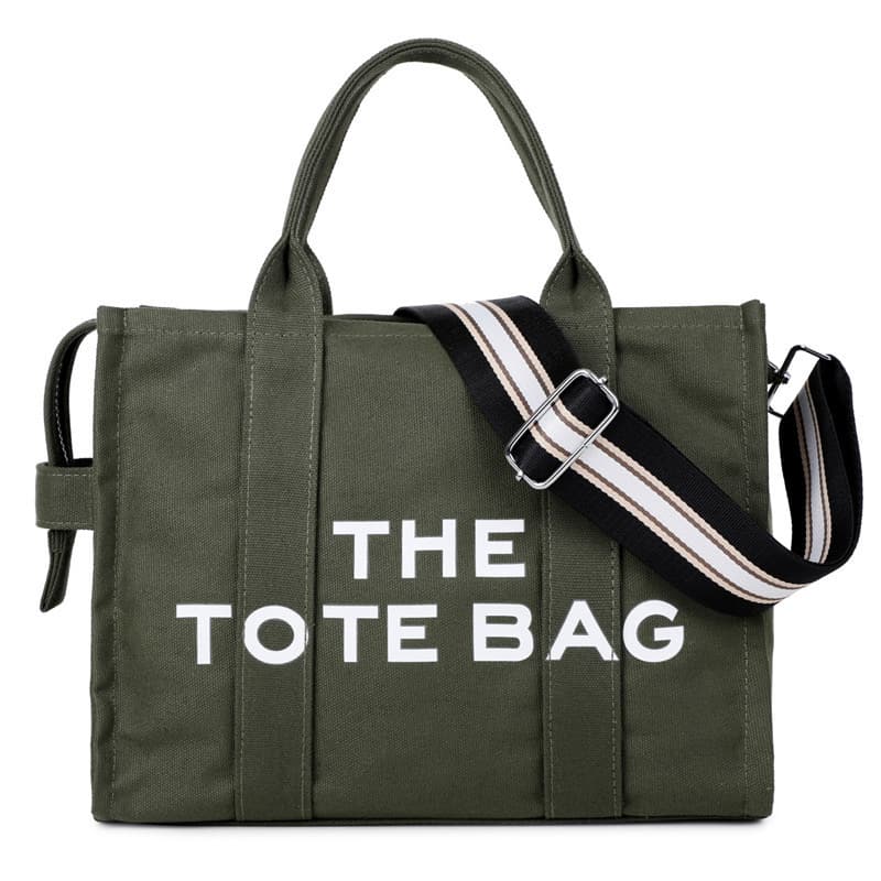 Large Capacity Zipper The Tote Bag Cotton Canvas Shopping Tote Bag Large Capacity Zipper The Tote Bag Cotton Canvas Shopping Tote Bag