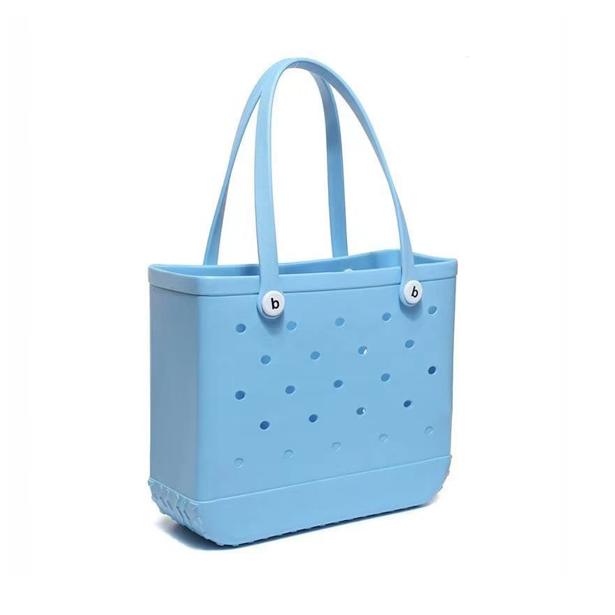 Casual Tote Bag Lightweight EVA Beach with Open Closure Casual Tote Bag Lightweight EVA Beach with Open Closure