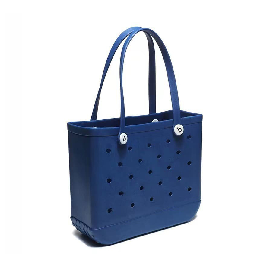 Casual Tote Bag Lightweight EVA Beach with Open Closure Casual Tote Bag Lightweight EVA Beach with Open Closure