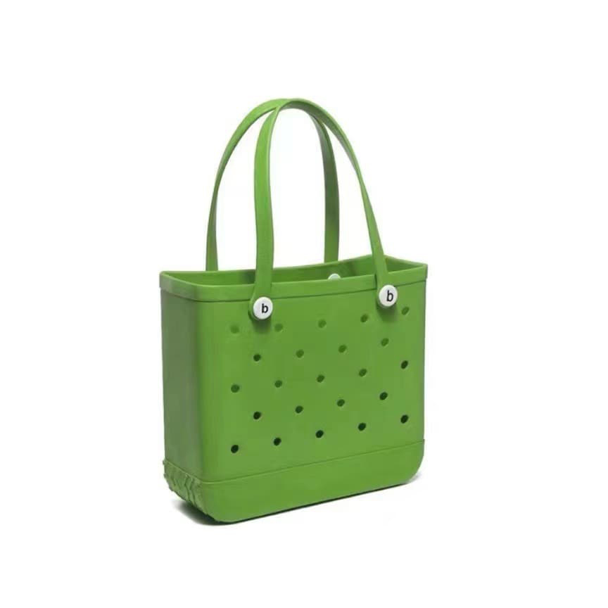 Casual Tote Bag Lightweight EVA Beach with Open Closure Casual Tote Bag Lightweight EVA Beach with Open Closure