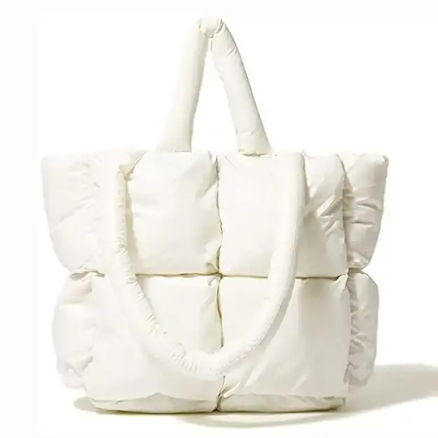 Nylon Shoulder Bag Puffer large Tote Bag Quilted Tote Shoulder Bag Nylon Shoulder Bag Puffer large Tote Bag Quilted Tote Shoulder Bag