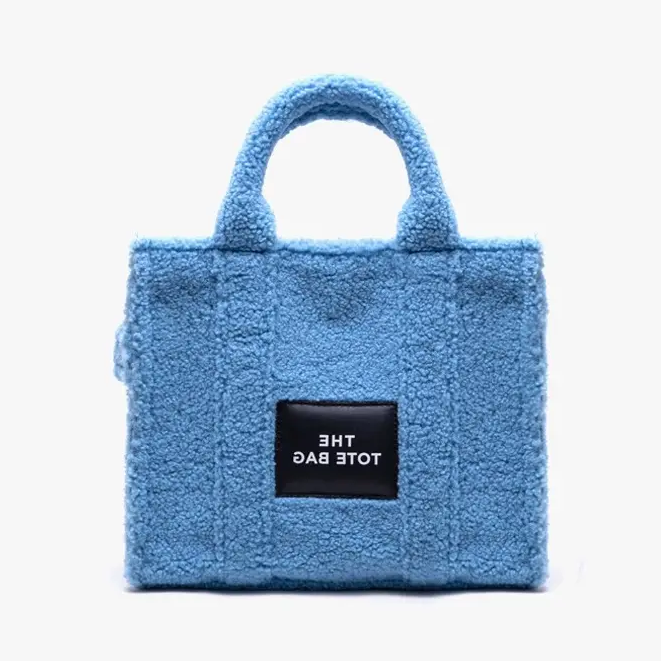 Trendy Fluffy Tote Bag Teddy Tote Bag Trendy Fluffy Tote Bag Teddy Tote Bag