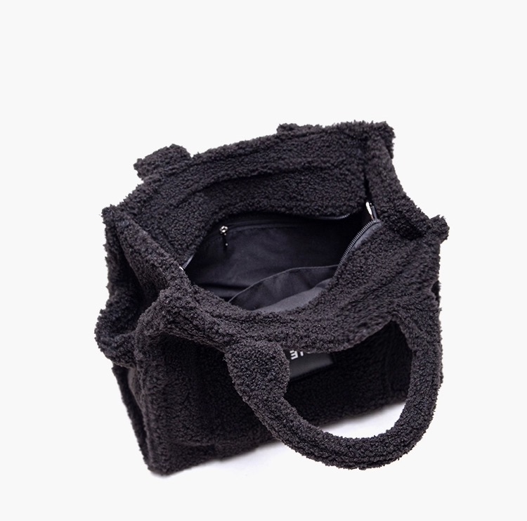 Trendy Fluffy Tote Bag Teddy Tote Bag