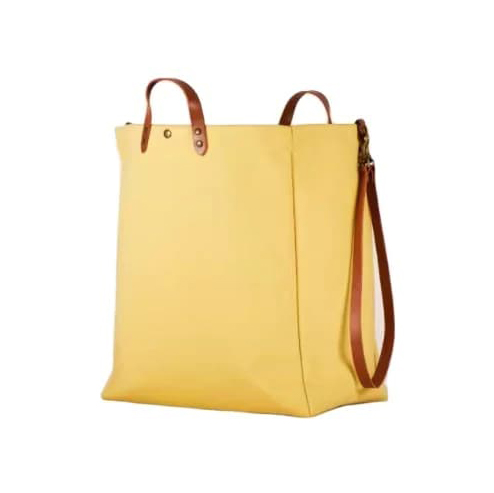 Heavy Duty Large Women's Canvas Tote Bag with Cotton Lining Fashionable Open Closure 