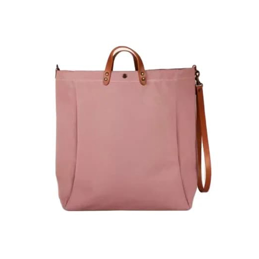 Heavy Duty Large Women's Canvas Tote Bag with Cotton Lining Fashionable Open Closure 