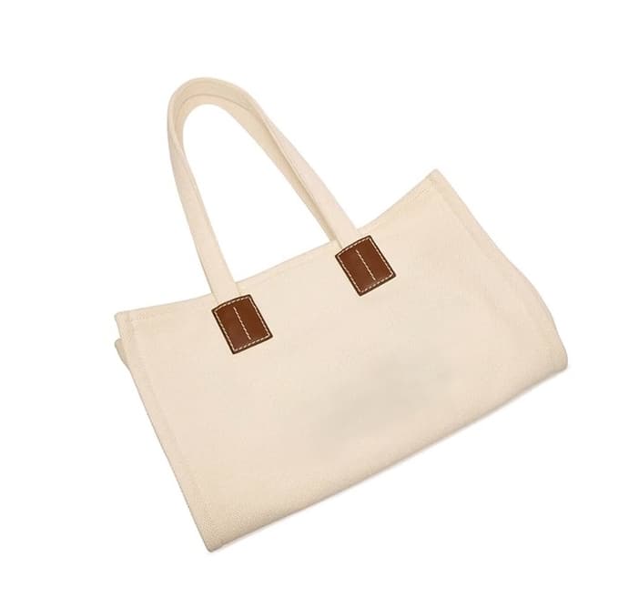 Foldable Tote Bag With Buckle Large Shoulder Bag Handbag 