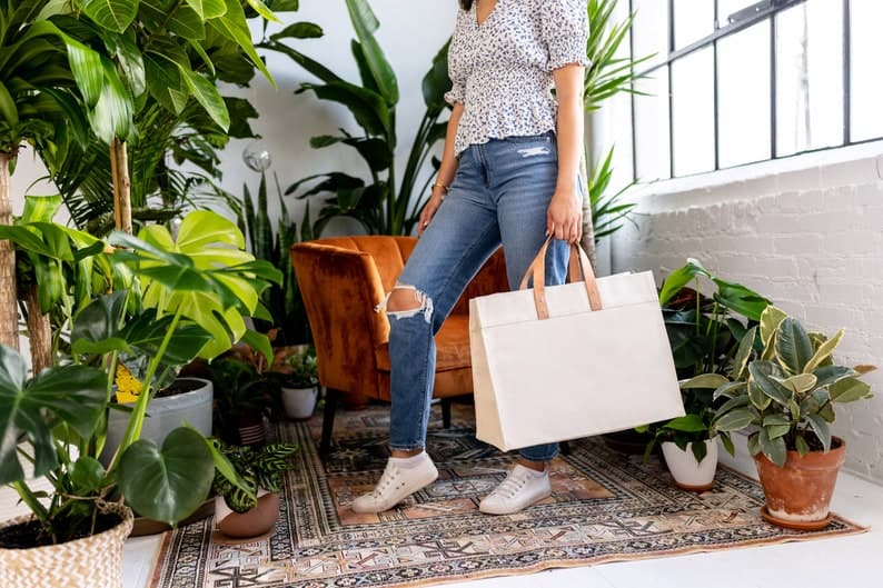 Canvas Grocery Bag Cotton Tote Bag Cotton Canvas Tote Bag