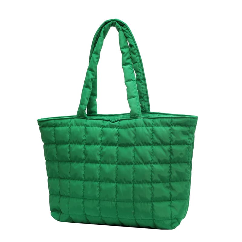 Quilted Lattice Tote Bag and Large Capacity Shoulder Bag