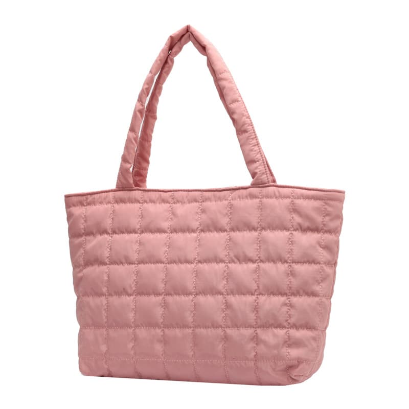 Quilted Lattice Tote Bag and Large Capacity Shoulder Bag Quilted Lattice Tote Bag and Large Capacity Shoulder Bag