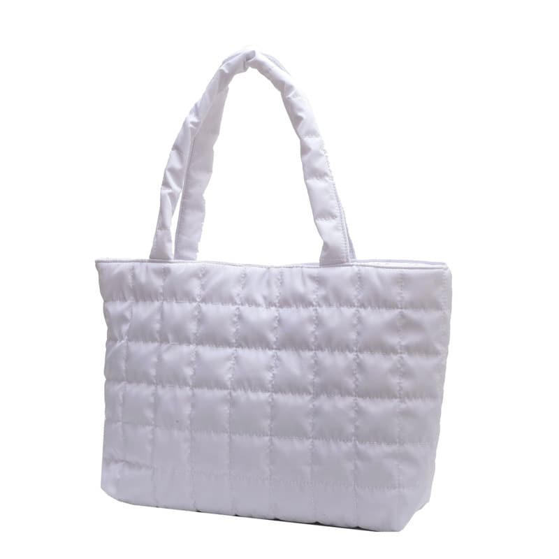Quilted Lattice Tote Bag and Large Capacity Shoulder Bag