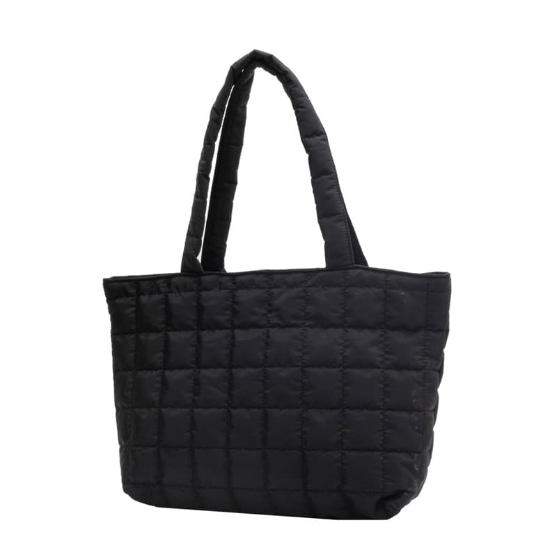 Quilted Lattice Tote Bag and Large Capacity Shoulder Bag