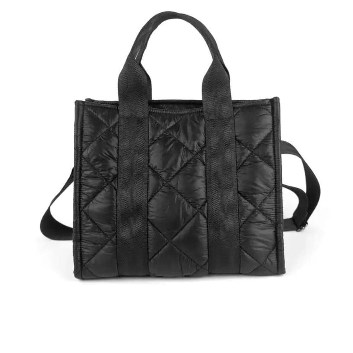 Quilted Puffer Tote Bag