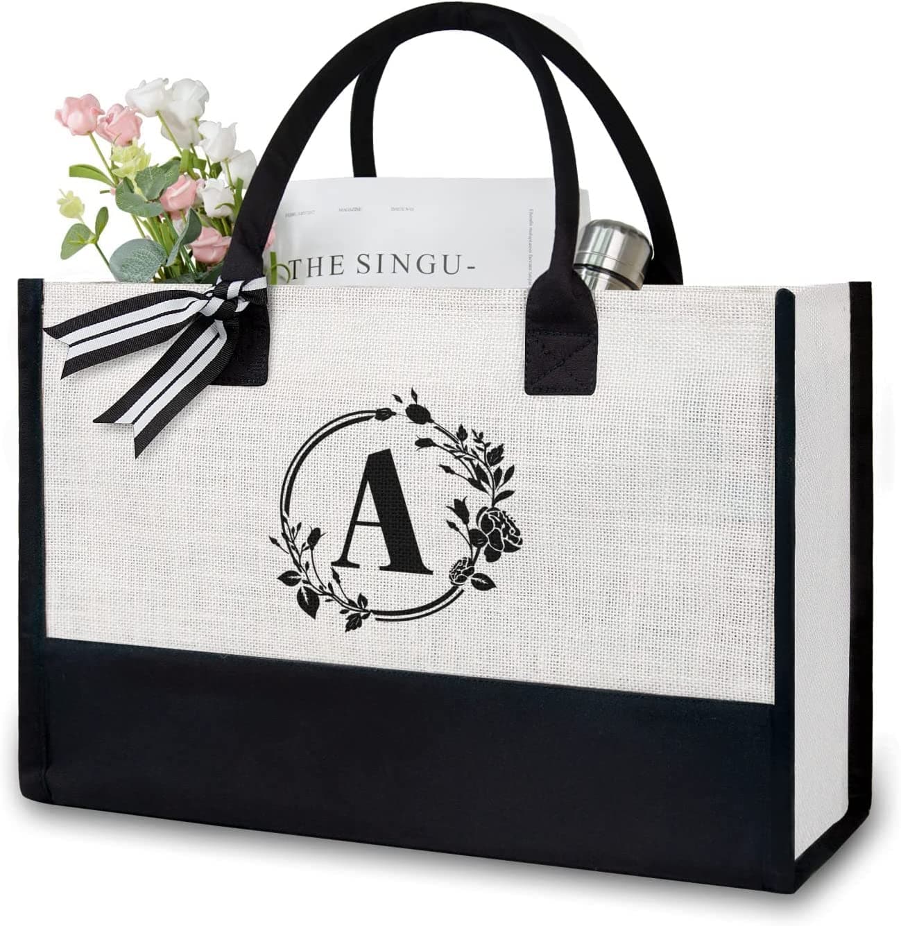 Personalized Bride Gift 12oz Cotton Canvas Tote Bag for Wedding Bridal Personalized Bride Gift 12oz Cotton Canvas Tote Bag for Wedding Bridal