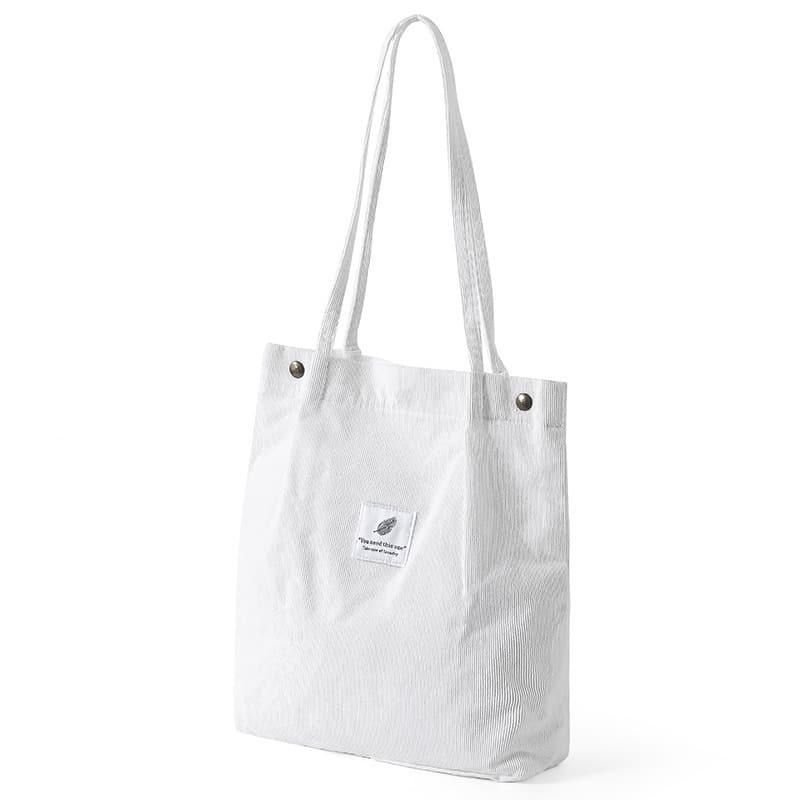 Canvas Corduroy Tote Shoulder Bag Vintage Bag Canvas Corduroy Tote Shoulder Bag Vintage Bag