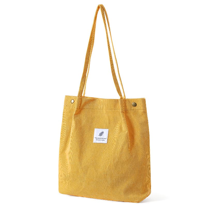 Canvas Corduroy Tote Shoulder Bag Vintage Bag Canvas Corduroy Tote Shoulder Bag Vintage Bag