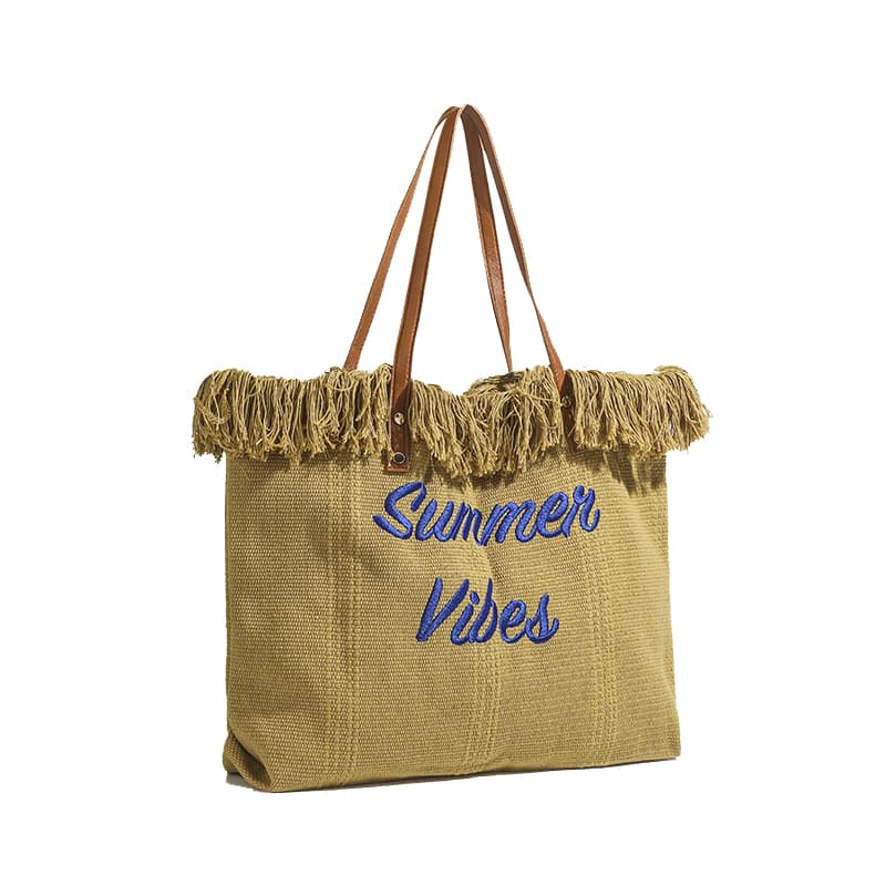 Canvas Tote Bags Large Summer Totes Tassel Beach Bag Canvas Tote Bags Large Summer Totes Tassel Beach Bag