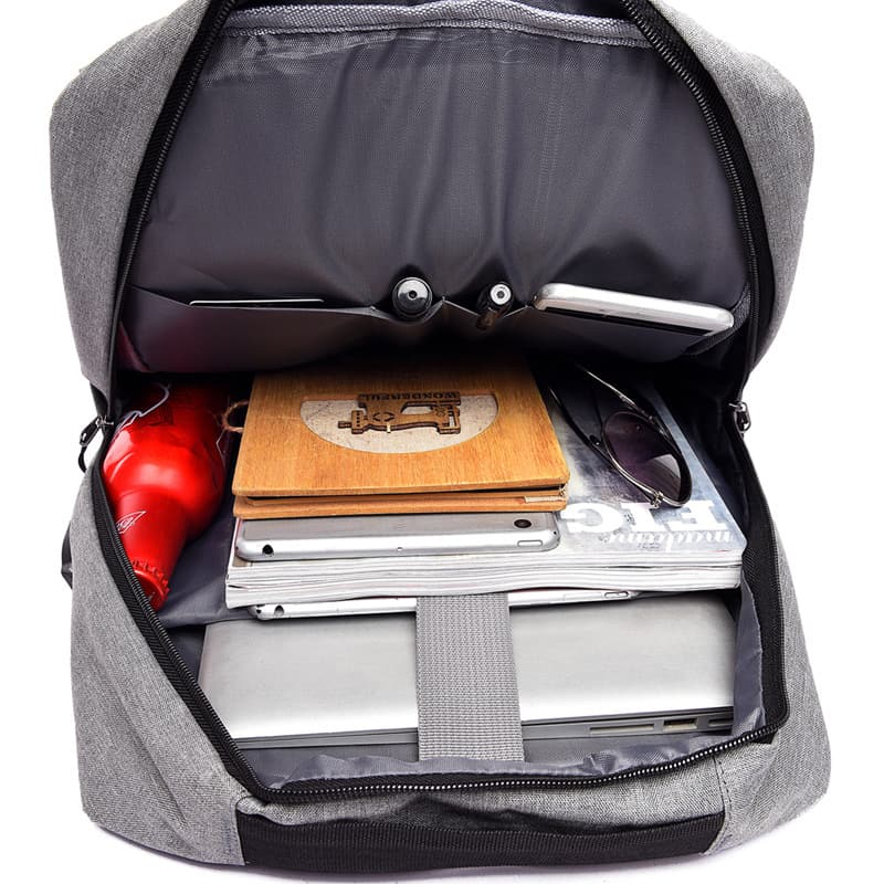Large Capacity Backpack Schoolbag with Polyester Lining Large Capacity Backpack Schoolbag with Polyester Lining