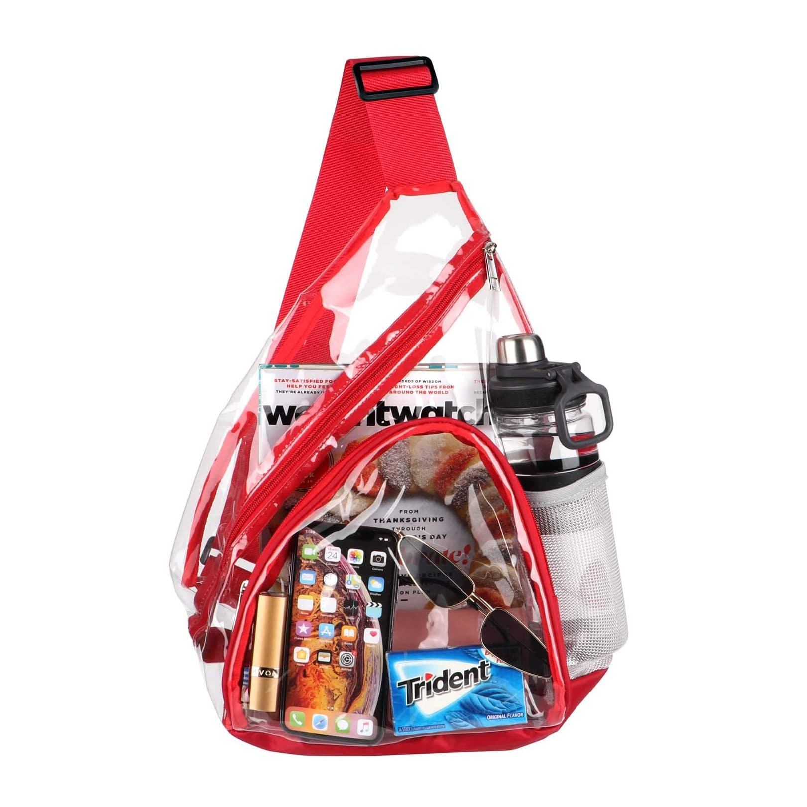 Sling Bag Stadium Approved Backpack with Adjustable Strap Sling Bag Stadium Approved Backpack with Adjustable Strap