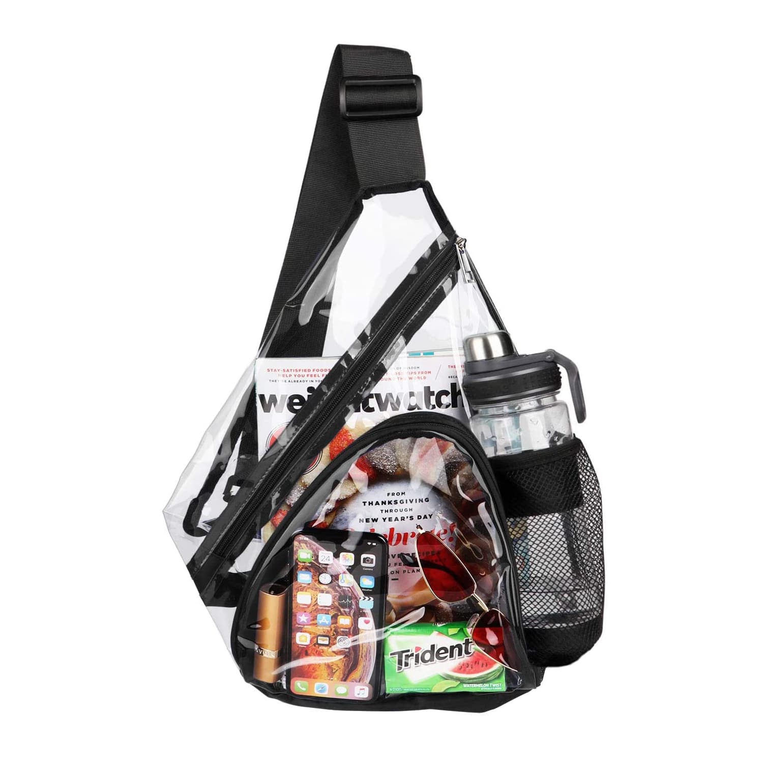 Sling Bag Stadium Approved Backpack with Adjustable Strap