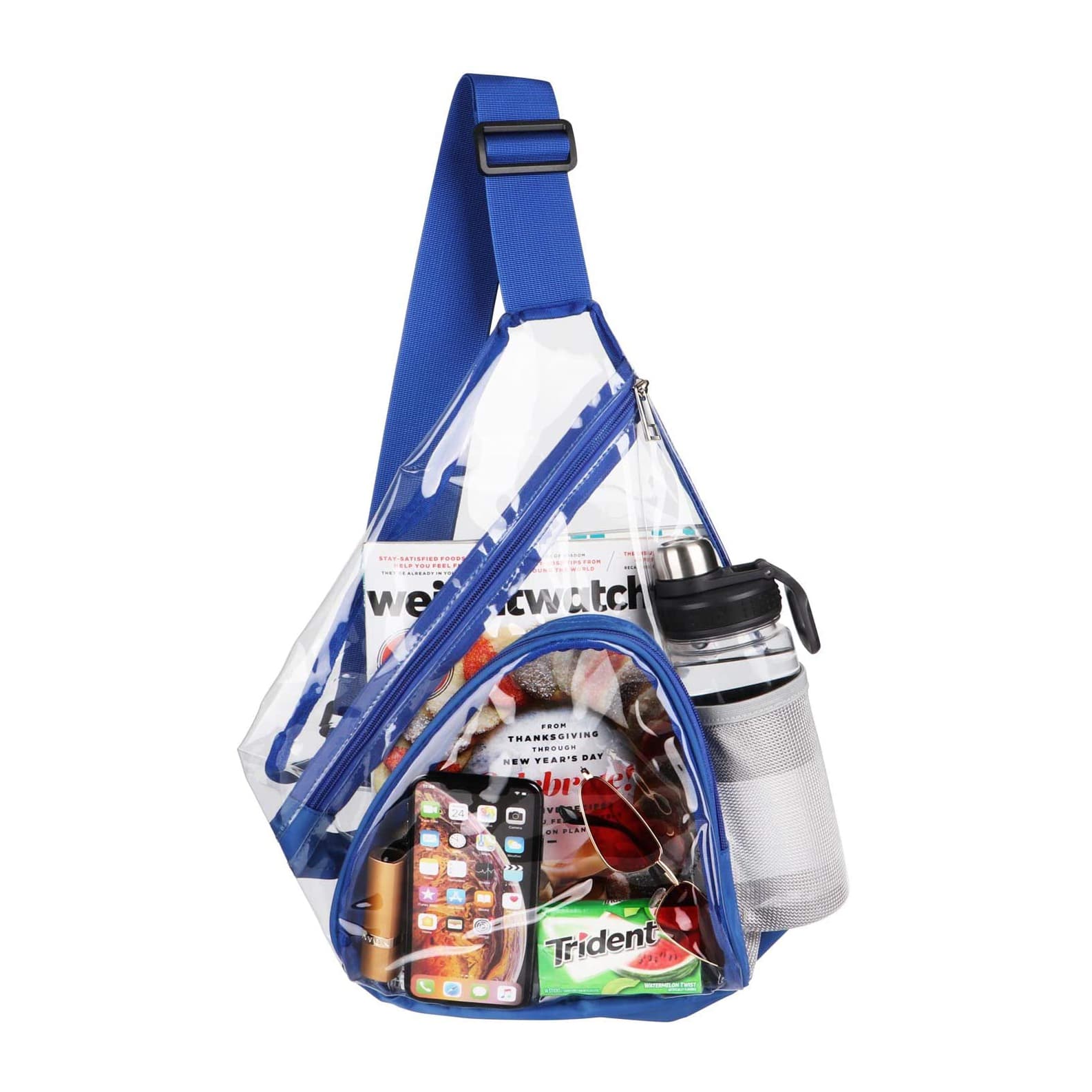 Sling Bag Stadium Approved Backpack with Adjustable Strap
