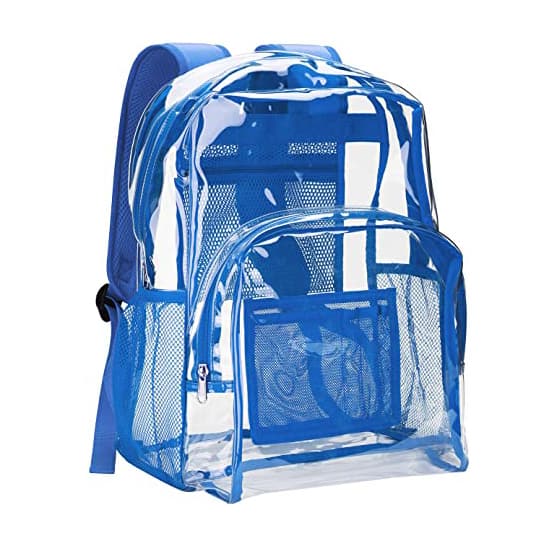 Clear PVC Transparent School Bag Backpack 