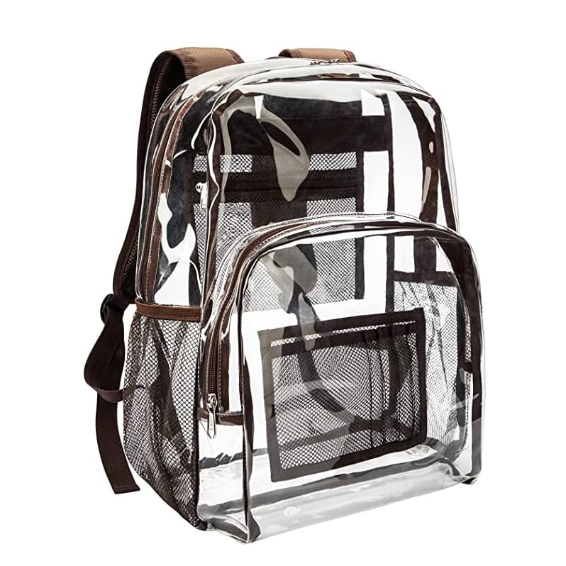 Clear PVC Transparent School Bag Backpack 