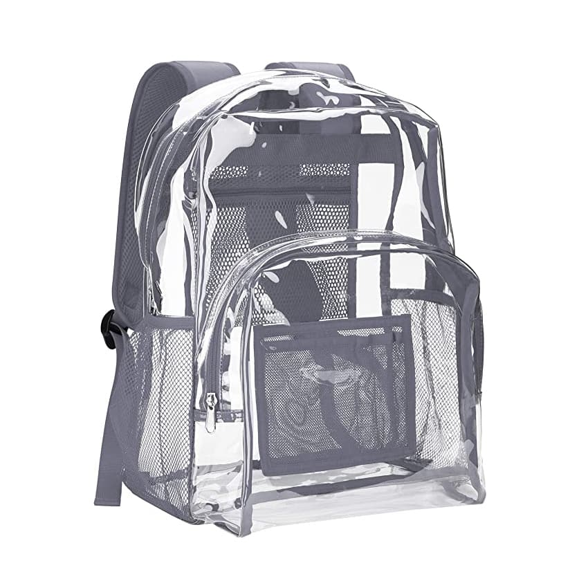 Clear PVC Transparent School Bag Backpack 