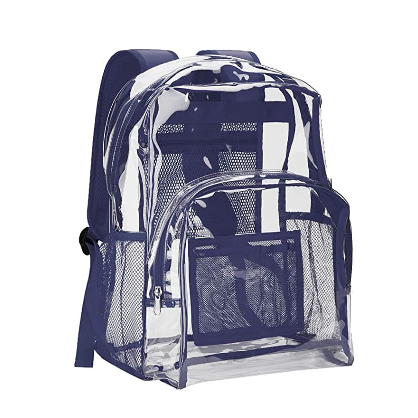 Clear PVC Transparent School Bag Backpack 