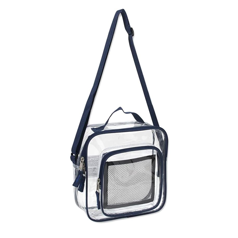 Transparent Clear PVC Crossbody Bag Stadium Approved Bag 
