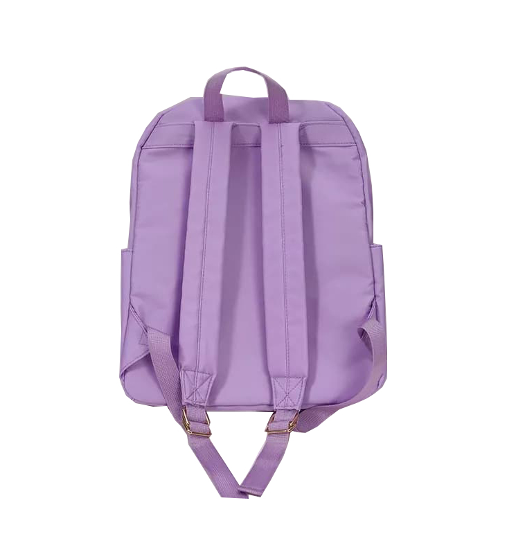 Nylon Backpack with Gold Zipper Nylon Backpack with Gold Zipper