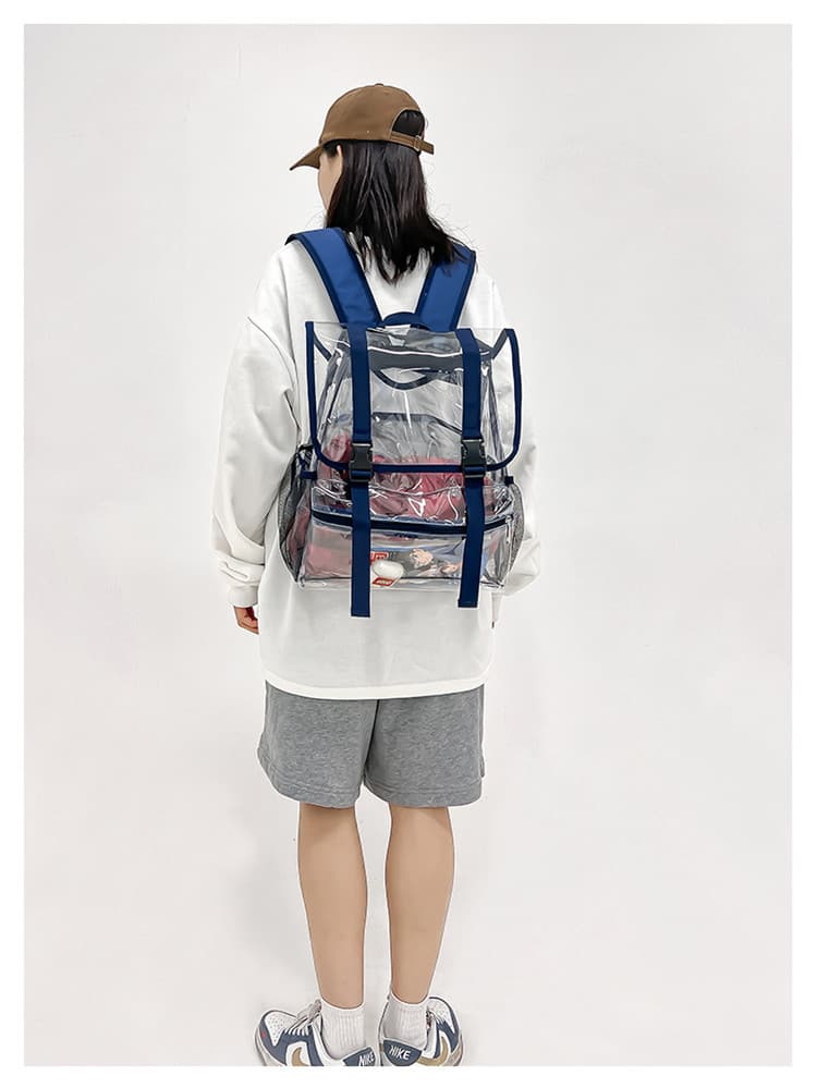 Heavy Duty Transparent Backpacks See-Through Bag Heavy Duty Transparent Backpacks See-Through Bag