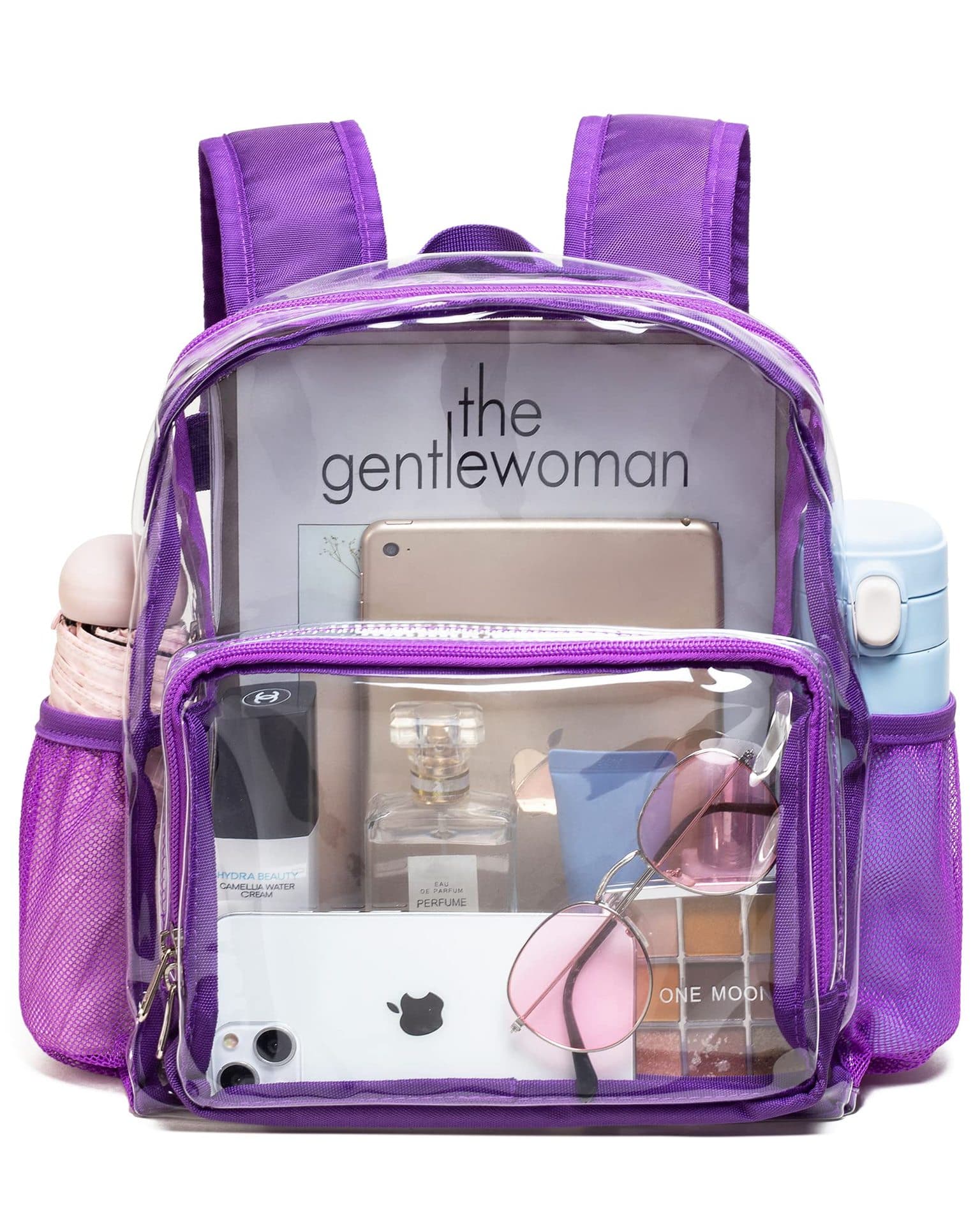 Clear Backpack Casual Daypack PVC Book Bag 