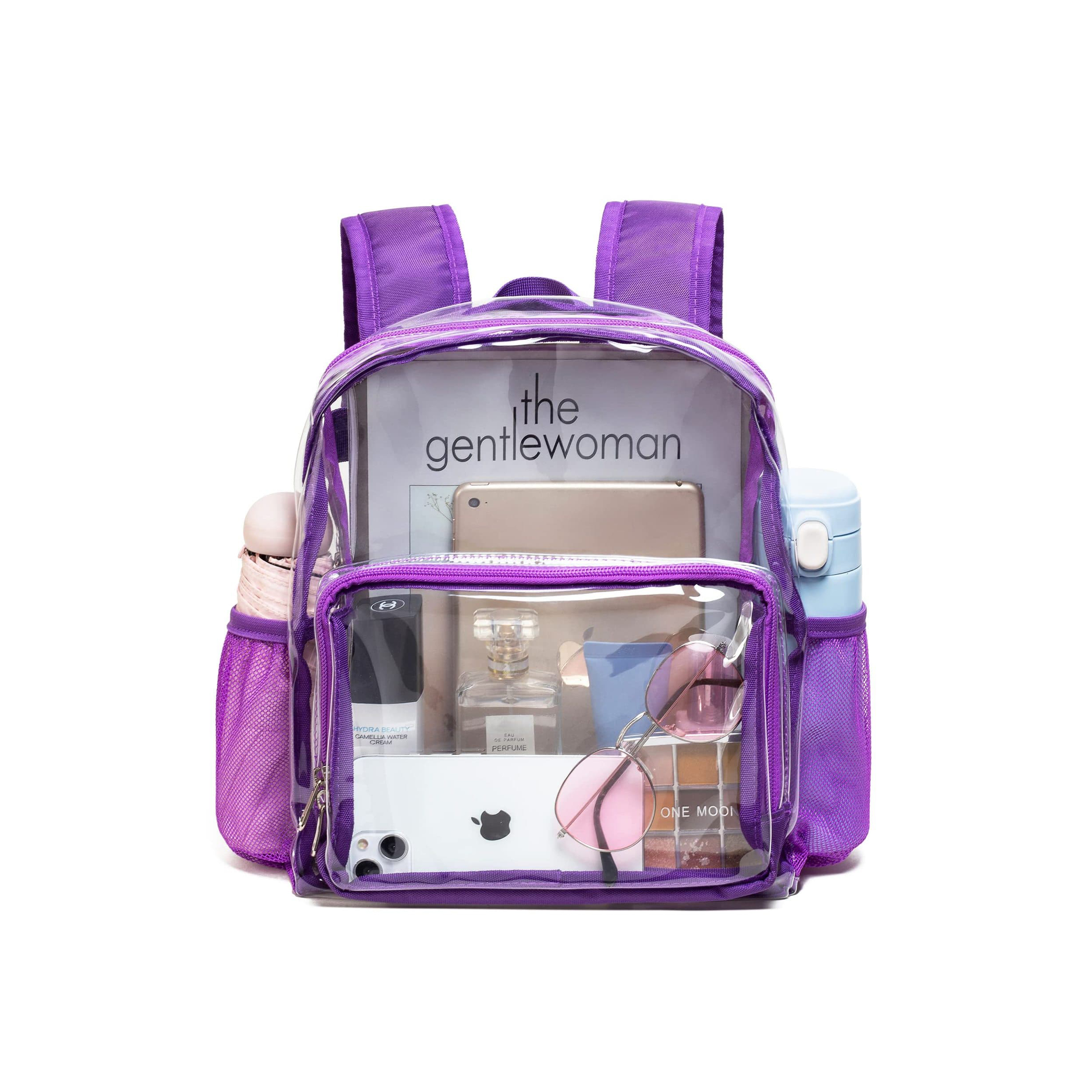Clear Backpack Casual Daypack PVC Book Bag 