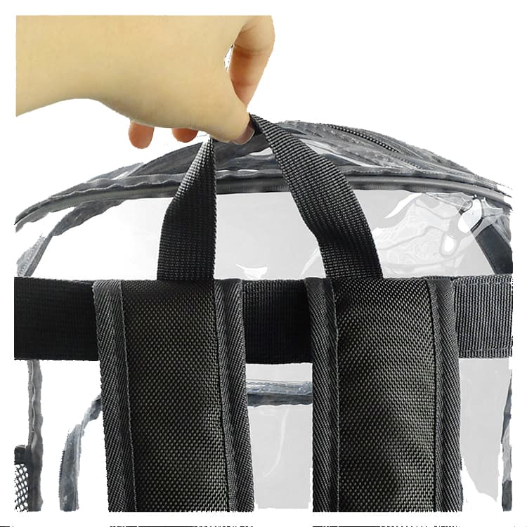 Transparent Schoolbag PVC Backpack 