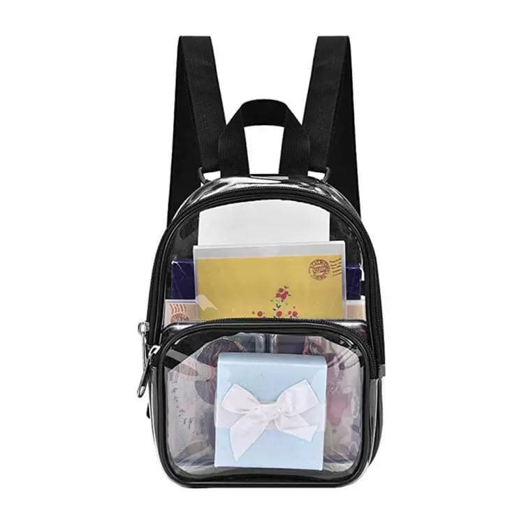 Small Clear PVC Backpack 