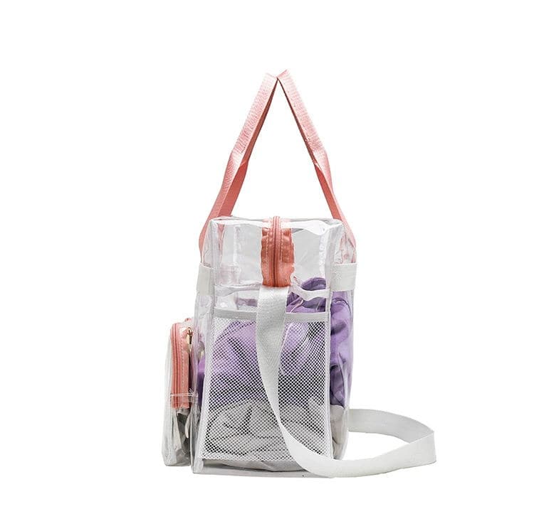PVC Clear Transparent Crossbody Bag Handbag Shoulder Bag PVC Clear Transparent Crossbody Bag Handbag Shoulder Bag
