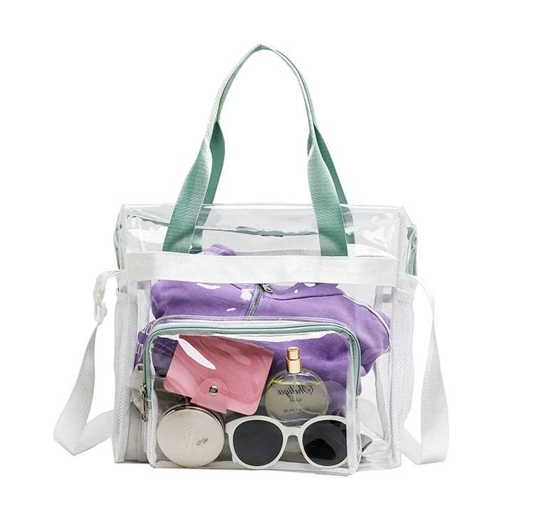 PVC Clear Transparent Crossbody Bag Handbag Shoulder Bag PVC Clear Transparent Crossbody Bag Handbag Shoulder Bag