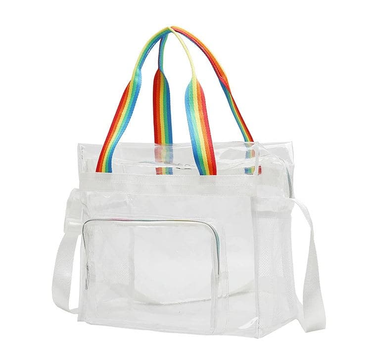 PVC Clear Transparent Crossbody Bag Handbag Shoulder Bag