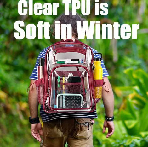 Clear TPU Backpack PVC Transparent Backpack 