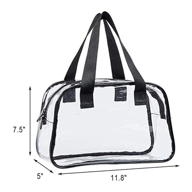 PVC Handbag Transparent Beach Bag Purse PVC Handbag Transparent Beach Bag Purse