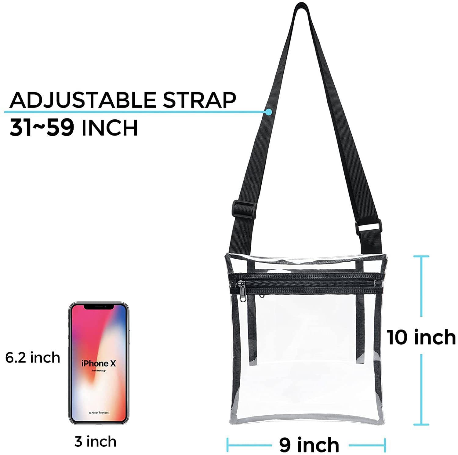 Clear Messenger Bag Crossbody Purse Clear Messenger Bag Crossbody Purse