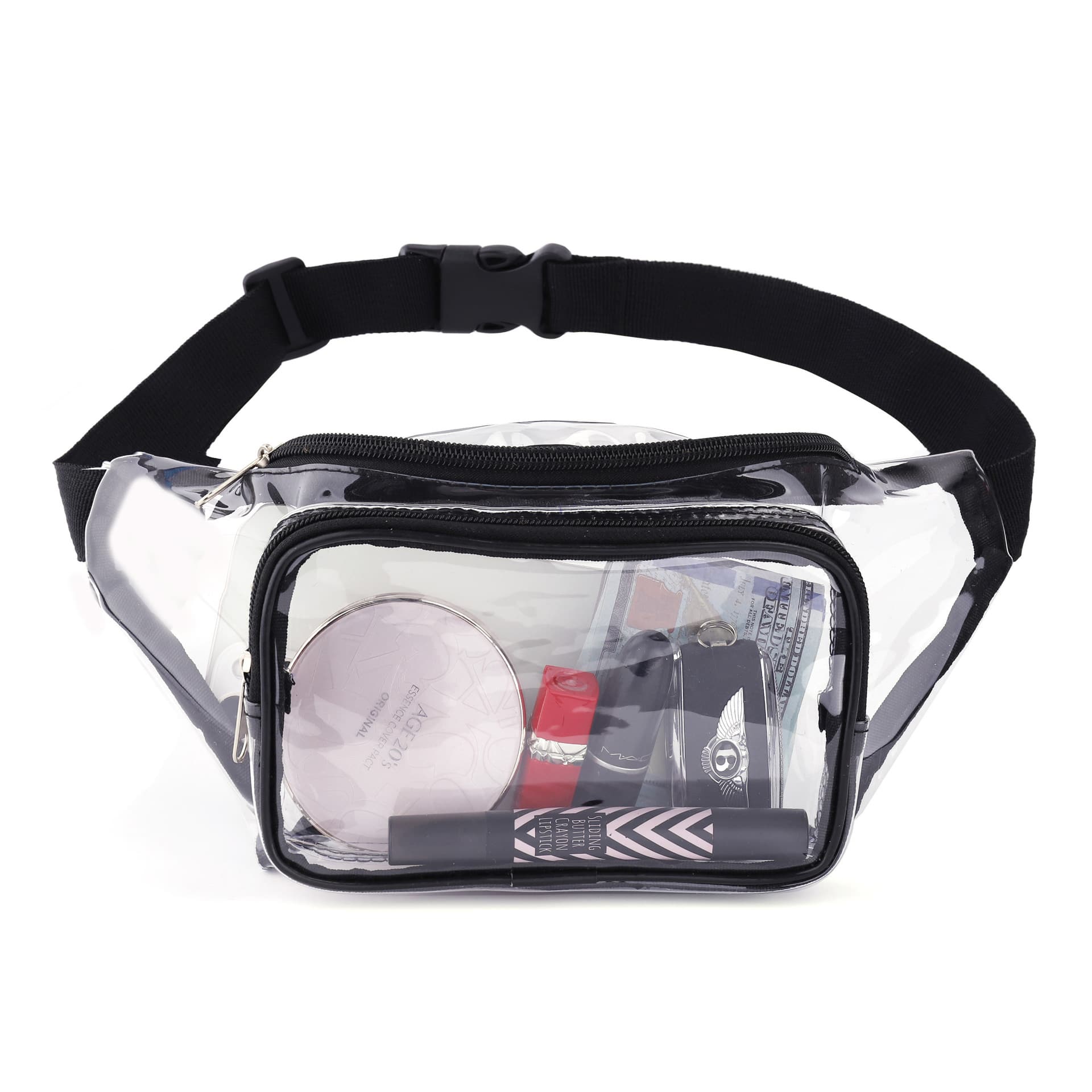 Clear Fanny Pack Chest Bag Transparent Waist Bag 