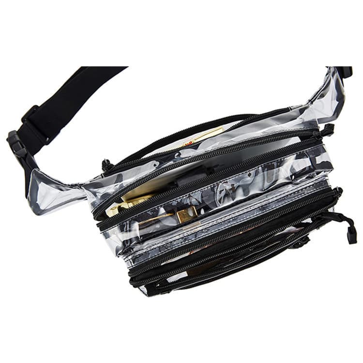 Clear PVC Fanny Pack Waist Bag for Travel Running Hiking Clear PVC Fanny Pack Waist Bag for Travel Running Hiking