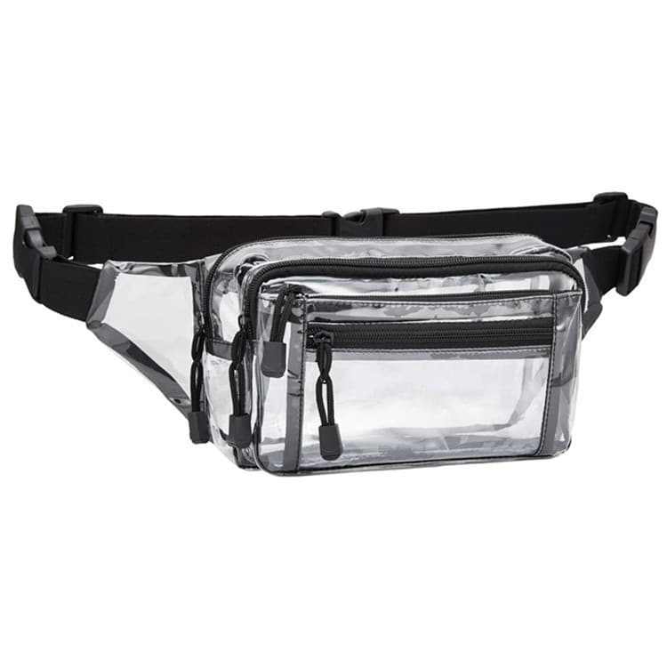 Clear PVC Fanny Pack Waist Bag for Travel Running Hiking Clear PVC Fanny Pack Waist Bag for Travel Running Hiking