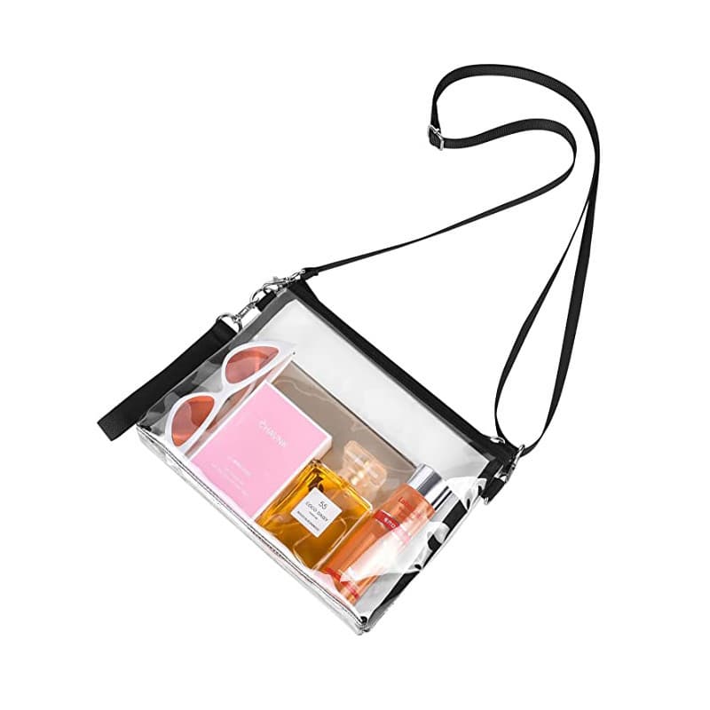 Clear Cute Crossbody Shoulder Messenger Bag PVC Transparent Purse Clear Cute Crossbody Shoulder Messenger Bag PVC Transparent Purse