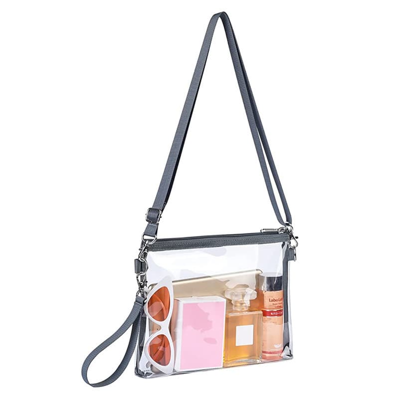 Clear Cute Crossbody Shoulder Messenger Bag PVC Transparent Purse