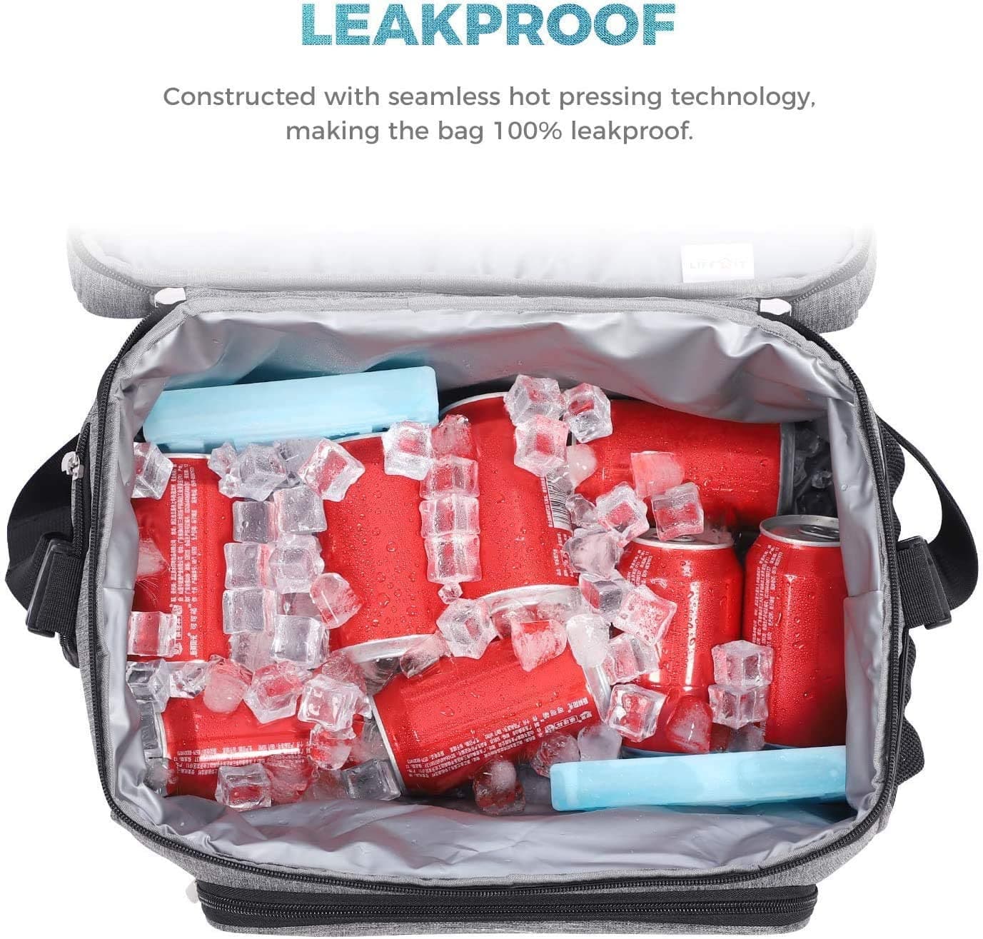 Lunch Box Leakproof Freezable Cooler Bag Waterproof Lunch Bag Lunch Box Leakproof Freezable Cooler Bag Waterproof Lunch Bag