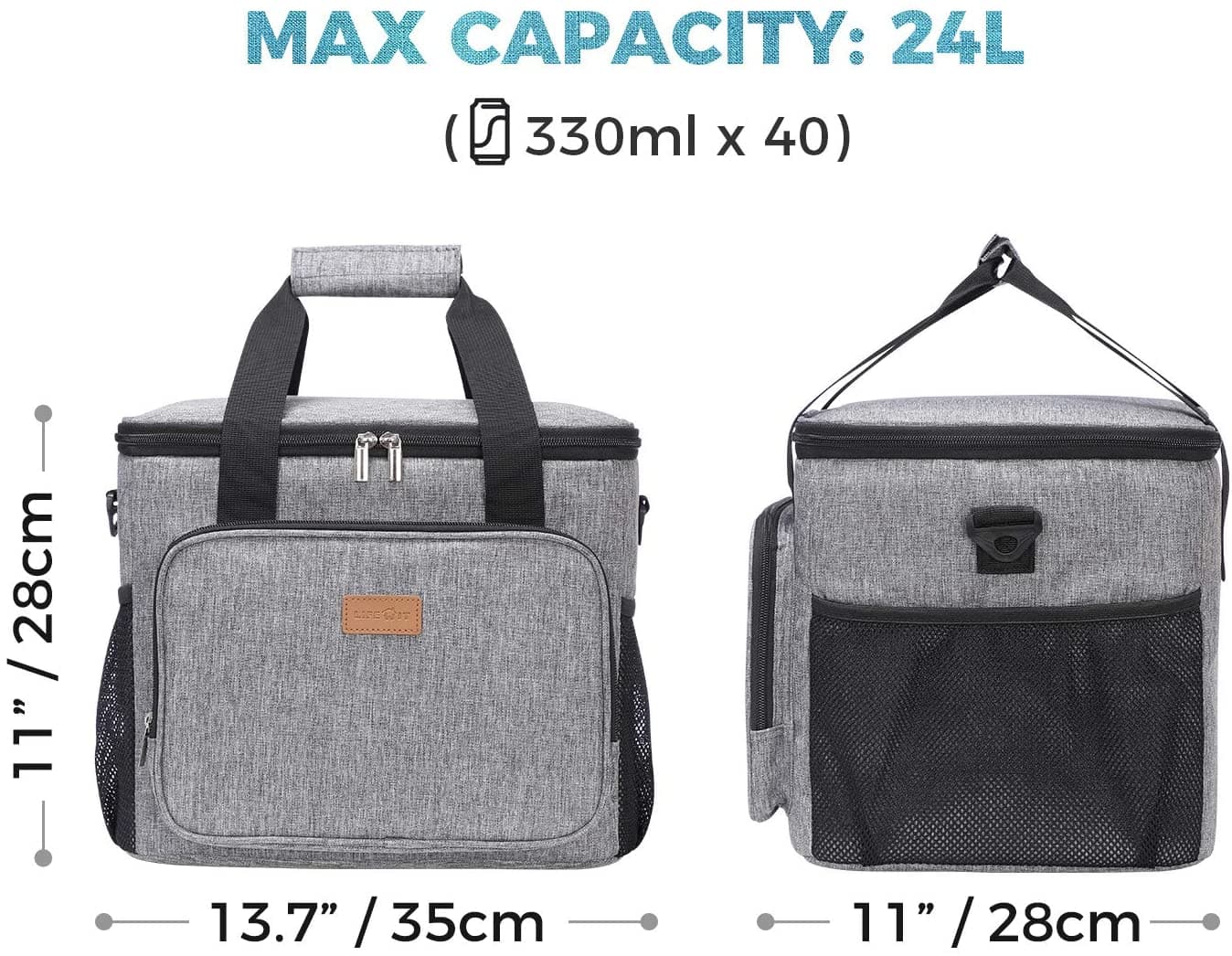 Lunch Box Leakproof Freezable Cooler Bag Waterproof Lunch Bag