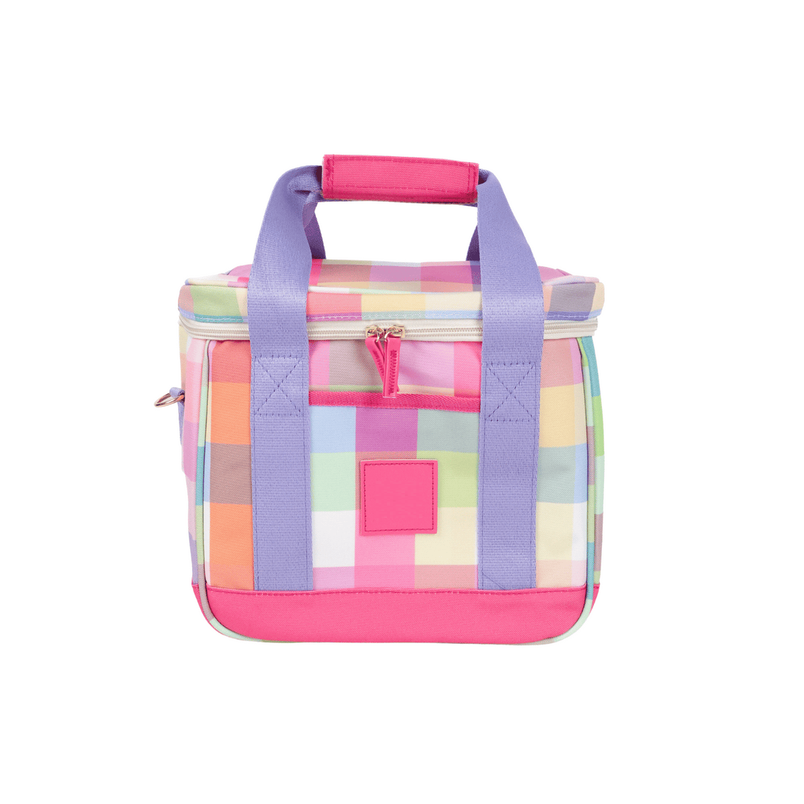 Polyester Cooler Bag with Checks